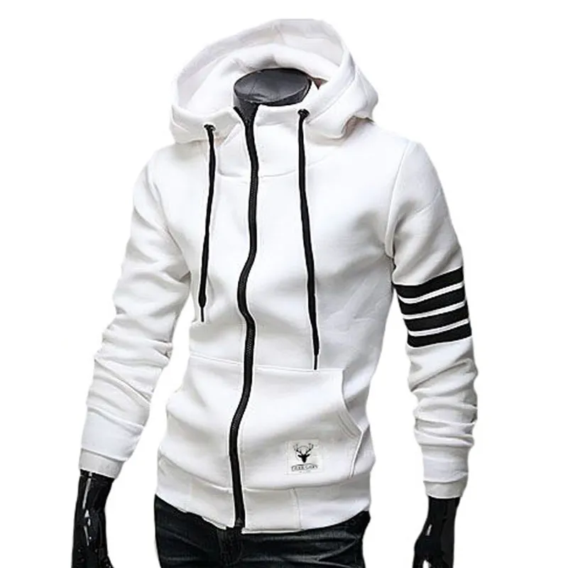 Spring And Autumn New Men's Hooded Casual Cardigan Sweater Fashion Men's Sweater Jacket Jacket T-shirt Shirt
