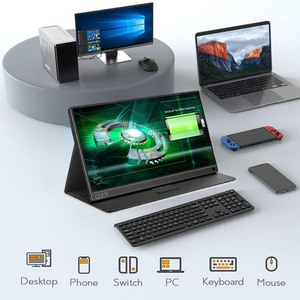 Super Thin <b>LCD</b> Computer Gaming <b>Monitor</b> Used Laptop 156" 4k Portable <b>Monitor</b> Portable With Speaker - Product Image 5