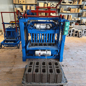 Machine de fabrication de briques semi-automatique personnalisée 4-35 pour pavés, machine de formage de blocs de ciment à base de cendres volantes - Product Image 2