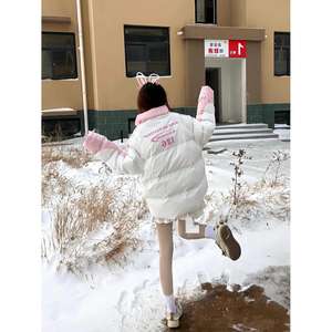 2025 femmes rétro rayé coton manteau Style américain chaud et tout match pour l'automne et l'hiver teint motif léopard - Product Image 4