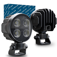 Projecteur LED 4 pouces à faisceau large IP69K 12V 24V, éclairage de travail auxiliaire tout-terrain, éclairage de fossé pour 4x4, camion, VTT, UTV, SUV