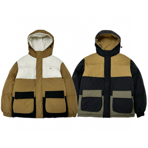 Chaqueta de algodón colorblock de lujo, ropa de doble cara, chaqueta de lana polar, chaqueta de trabajo con múltiples bolsillos, chaqueta cálida de otoño e invierno - Product Image 4