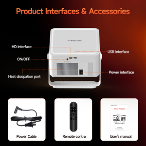 Projecteur portable Magcubic HY450 1080P, prise en charge automatique 8K, WIFI6, 2 Go de RAM, 16 Go de stockage - Product Image 6