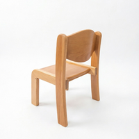 Ensemble de chaises et de bureaux d'école en bois modernes pour tout-petits, pour la salle de classe de maternelle - Design écologique