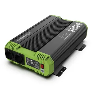 3000w car power inverter dc ac single phase modified pure sine wave converter off grid inverter