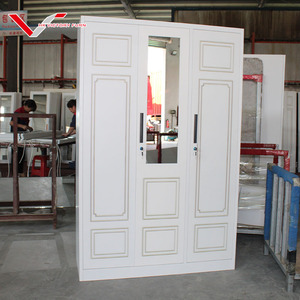 Armoire en acier bon marché pour chambre à coucher <span class=keywords><strong>avec</strong></span> <span class=keywords><strong>serrure</strong></span> et clé, casier métallique imprimé - Product Image 2