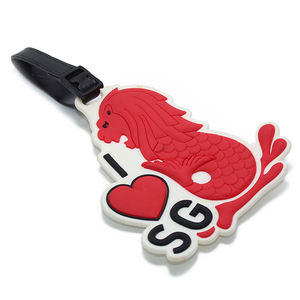 Étiquette de sac Cadeaux promotionnels d'avion Bagages <span class=keywords><strong>Petra</strong></span> Jordanian Airline Tag Silicone Voyage personnalisé Nom ID PVC souple Etiquette de bagage - Product Image 5