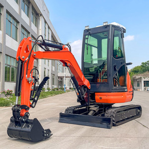 Mini-excavatrice agricole 2,5 tonnes CE EPA, livraison gratuite UE, excavatrice compacte sur chenilles pour jardin - Product Image 3
