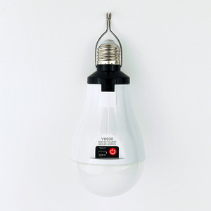 <span class=keywords><strong>Ampoule</strong></span> rechargeable intégrée AC/DC avec 2/3 piles et crochet pour éclairage d'urgence - Product Image 5