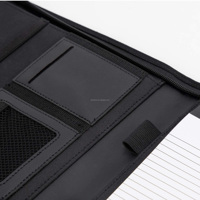 Carpeta de Archivos de Cuero PU de Diseño Personalizado, Carpeta de Archivos de Moda para Hombre