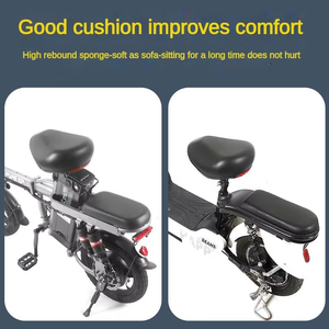 Coussin de siège de vélo électrique épaissi coussin de siège de vélo pour hommes femmes avec double boule absorbant les chocs <span class=keywords><strong>selle</strong></span> de vélo étanche - Product Image 6