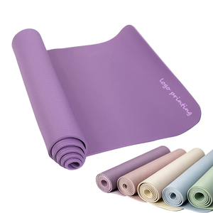 Tapete de Yoga Duradero y Económico al por Mayor, Tapete de Pilates para Ejercicio, Tapete de Yoga Morado con Logotipo Personalizado en Venta - Product Image 1