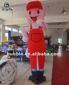 Bán Nhà Máy Trung Quốc Tùy Chỉnh Thực Hiện <span class=keywords><strong>Inflatable</strong></span> Vẫy Tay Cậu Bé Trên Bầu Trời Vũ Công - Product Image 3