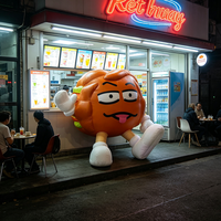 Modèle de Mascotte Géante Gonflable Personnalisée en Forme de Dessin Animé ou d'Aliment pour la Promotion Commerciale et les Événements Festifs de Thanksgiving