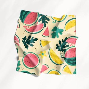 Pañuelo de Seda con Impresión Personalizada de Alta Definición, Pañuelo de Seda con Arte Complejo para Mujer, Pañuelo de Seda de Boutique, Personalización de Pañuelos de Seda - Product Image 6