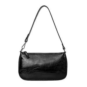 2024 новейшая маленькая сумка из крокодиловой кожи, Классическая Сумка-клатч на плечо, сумка ручной работы для женщин, модная сумка под руку