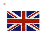 Articles promotionnels personnalisés en gros pour supporters de football : bannière drapeau britannique, t-shirt, chapeau, bracelet, épingle, porte-clés, sac, articles de décoration pour événements