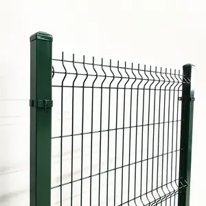 Customized Home Outdoor Decorative 3D Curved Welded Wire Mesh Garden Fence For Fence Panel Pvc Fence