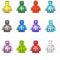 Figurines miniatures en plastique, jouets personnalisés avec personnages, ensemble de poupées miniatures en blocs de construction, jeu de jouets en blocs de construction