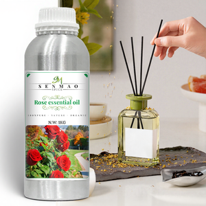 Huile essentielle de rose pure naturelle Huiles essentielles d'aromathérapie Parfum naturel Huile de rose pour diffuseur de roseaux - Product Image 1