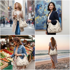 NUEVO 2025 para <span class=keywords><strong>Amazon</strong></span> Cross-border Bolso de mano tipo dumpling para mujer, nuevo bolso cruzado de moda con cierre de cremallera, estilo Preppy - Product Image 3
