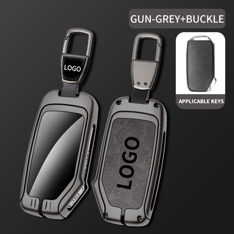 Gun gray  + trapezoidal buckle