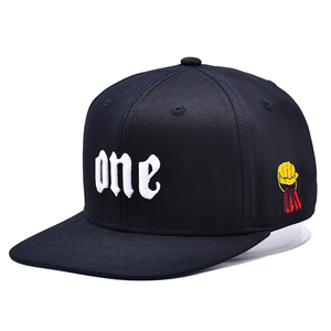 Gorras Snapback Personalizadas Bordadas al por Mayor, Fabricante de Gorras Snapback Negras de 6 Paneles - Product Image 1