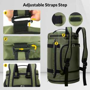 Men's 45L <b>Convertible</b> Weekender Travel Bag Large Duffel for Gym Sports Multipurpose Garments Carry on <b>Backpack</b> Bags - Product Image 5