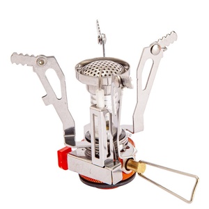 Réchaud à gaz compact en acier pour l'extérieur avec allumage électronique, cuisinière au butane portable pour le camping, le pique-nique, réchaud à gaz portable à 4 brûleurs - Product Image 6
