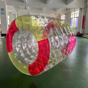 كرة مائية قابلة للنفخ بسعر المصنع، أسطوانة مشي مائية قابلة للنفخ، أنبوب دوار مائي قابل للنفخ لتدليك الجسم - Product Image 3