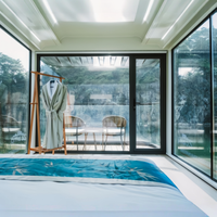 Maison Modulaire Personnalisable à Deux Chambres Style Ferme Moderne, Cabane Familiale, Maison Conteneur, pour Complexes Hôteliers, Zones Scéniques, Glamping de Luxe en Plein Air