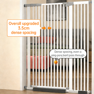 Barrière anti-chats extra haute, barrière pour animaux de compagnie à espacement étroit, sans perçage, clôture pour chiens et chats pour balcon intérieur - Product Image 3