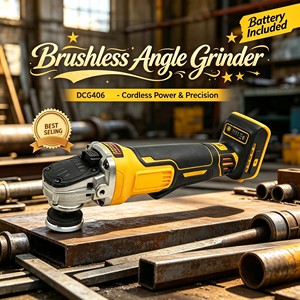 เครื่องตัดและขัดไร้สาย Dew DCG406 Walt 20V Brushless ขนาดกะทัดรัด 100 มม./125 มม. พร้อมสวิตช์ด้านข้างแบบกด - Product Image 3