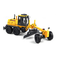 Modèle de voiture miniature KDW à l'échelle 1:35, modèle de niveleuse, jouet pour garçons, mini-modèles de voitures, véhicules en métal moulé sous pression