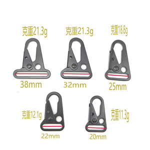 Ganchos para bolsos de aleación de zinc, hebillas de pico de águila, accesorios fuertes para correas, para llaveros y adornos de bolsos, Primavera 2024 - Product Image 5