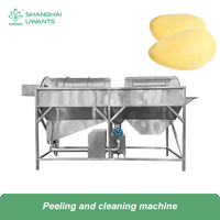 Automatische stoomschiller voor frietproductie, 6000 kg/uur, aanpasbare stoomschilmachine voor snackfabrieken