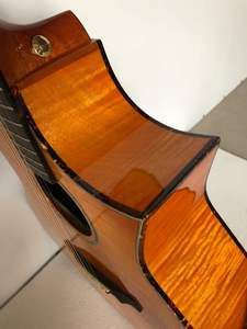 OSTEN TE8-S High-end Cutaway Canada Maple Solid Top High Glossy 40 Inch Acoustic Guitar Mahogany Neck Fingerboard - Product Image 4
