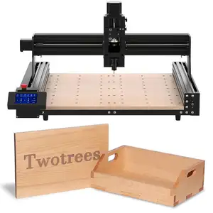 TWOTREES-máquina enrutadora CNC TTC450, área de trabajo de 45x45cm, fresadora de 3 ejes, cortadora de grabado para madera, acrílico, MDF, etc.