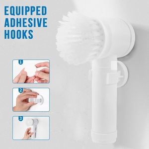 Brosse Électrique Portable USB 5-en-1 pour Nettoyage de Salle de Bain et Cuisine – Vente en Gros Personnalisée - Product Image 6