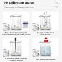 Stylo numérique PH Testeur de qualité de l'eau 4 en 1 Température EC TDS PH-mètre pour l'eau potable Piscines