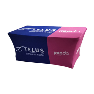 Couverture d'affichage de table en tissu d'exposition personnalisée flexible Fournitures de fête promotionnelles pour les événements - Product Image 6