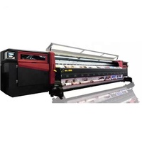 Imprimante jet d'encre automatique Crystaljet CJ7000 de 3,2 m avec tête d'impression Seik508/Konica512I/Alpha 1024 pour l'impression de cartes, état neuf