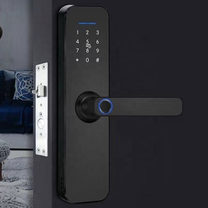 <strong>2024</strong> <strong>New</strong> Dsymbol Tuya TTLOCK App Electric Keyless Biometric Fingerprint Password Digital Smart Apartment Room Entry Door Handle - Product Image 2