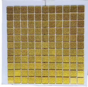 Hot thiết kế đơn giản mix đá và thủy tinh Gạch Mosaic đầy màu sắc backsplash Gạch Mosaic