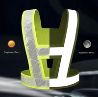 Gilet de sécurité haute visibilité, gilet de signalisation réfléchissant, gilet léger haute visibilité pour entrepôt, circulation routière, construction