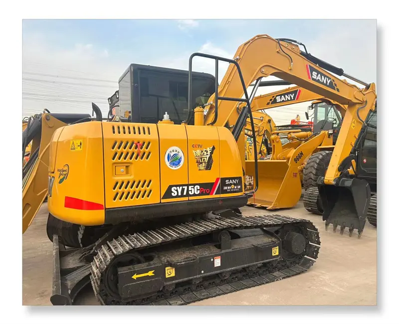 China brand 2022 manufactured SANY 75 used excavators sany sy75 sold at low price