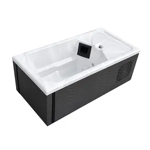 Wholesale Acrylic Home Ice Bath Tub by Manufacturer Cold Plunge Tub with Chiller for Garden Use