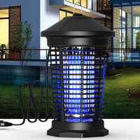 Lampes anti-moustiques UV extérieures rechargeables USB contrôle intelligent de la lumière matériau ABS électrique à semi-conducteurs alimenté par batterie