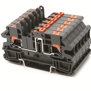 Huntec CHIKU RPI 4 Spring Cage Terminal <strong>Block</strong> - Product Image 4