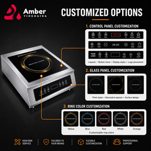 Placa de Inducción Plana de Alta Potencia de 3500W, Control Táctil, Cocina Integrada y Olla Caliente, Estufa Multifuncional de Ondas Ligeras para el Hogar - Product Image 3